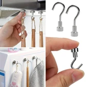 MERGEN STORE Güçlü Manyetik Mutfak,Banyolar İçin Çok Amaçlı 2'li Magnet Askı - 4