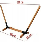 KUZELA  Metal Ayaklı Bahçe Hamak. - 4