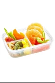 MERGEN STORE 3 Bölmeli Kilitli Kapaklı 1 Litre Erzak Saklama Kabı LC-510 - 6