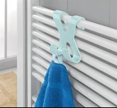 MERGEN STORE Hang it Pratik Kolay Taşımabilir Havlupan 2 Kancalı Banyo Askısı - 1