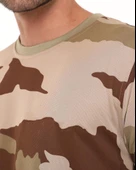 Single Sword Bisiklet Yaka Kısa Kollu Kamuflaj Erkek T-Shirt - 3