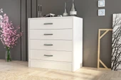 Smart Home Artem 4 Çekmeceli Şifonyer - Beyaz - 1
