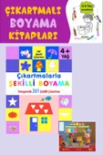4 Yaş ve Üzeri Çıkartmalarla Şekilli Boyama (146 Şekilli Çıkartma) - 1