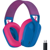 Logitech 981-001062 G435 Blue-Raspberry Mikrofonlu LightSpeed Kablosuz Gaming (Oyuncu) Kulaklık - 1