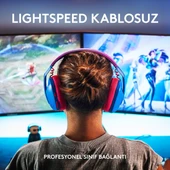 Logitech 981-001062 G435 Blue-Raspberry Mikrofonlu LightSpeed Kablosuz Gaming (Oyuncu) Kulaklık - 2