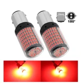 2 Adet 144 Led Kırmızı Renk 1016 Çift Duy Stop Ampulü thumbnail 4