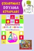 5 Yaş ve Üzeri Çıkartmalarla Şekilli Boyama (146 Şekilli Çıkartma) - 1