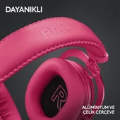 Logitech G PRO X 2 LIGHTSPEED Kablosuz DTS:X Headphone 2.0 - 7.1 Surround Ses Oyun Kulaklığı - Pembe - 8