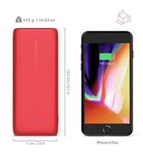 RavPower 22000mAh Powerbank 5.8A Output 3-Port iSmart 2.0 USB RP-PB052 Kırmızı - 2