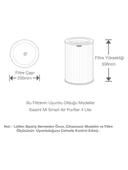 Gri High Efficiency Rfid Uyumlu Xiaomi Smart Air Purifier 4 Lite Hava Temizleme Filtresi - 4