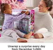 Fisher-Price Küçük İnsanlar Barbie Bebek Oyuncak Advent Takvimi Oyun Seti - 4