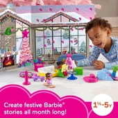 Fisher-Price Küçük İnsanlar Barbie Bebek Oyuncak Advent Takvimi Oyun Seti - 3