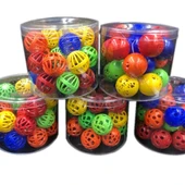 Petzoom Çıngıraklı Kedi Topu 100 Adet - 1