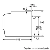 Siemens HJ852GYW0T iQ500 Beyaz Ankastre Fırın - 3