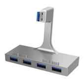 SABRENT İnce Tek Gövdeli 4 Bağlantı Noktalı USB 3.0 Hub (HB-IMCU) - 1