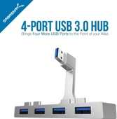 SABRENT İnce Tek Gövdeli 4 Bağlantı Noktalı USB 3.0 Hub (HB-IMCU) - 2