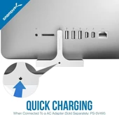 SABRENT İnce Tek Gövdeli 4 Bağlantı Noktalı USB 3.0 Hub (HB-IMCU) - 7