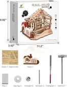 Miebely 3D Ahşap El Sanatları Puzzle - 8