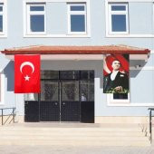 Atatürk Posteri ve Türk Bayrağı Raşel Kumaş 100x150 cm -5 - 1