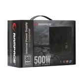 RAMPAGE RMP-500-80P 500W 80 PLUS 12CM FAN AKTİF PFC POWER SUPPLY - 2