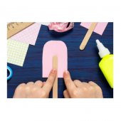 Dil Çubuğu 1000 Adet Abeslang Naturel Geniş Jumbo Maket Hobi Okul 1000 Parça Dil Basma Çubuğu Dondurma Çubuğu - 4