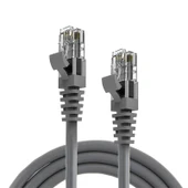 NETS DNE-PCU03-C6-0500-GY UTP CAT6 PATCH KABLO 26AWG LSZH BAKIR 5MT GRİ - 1