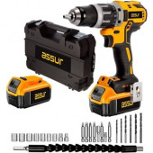 Assur Pro 36W 5AH Asr-Z Metal Şanzıman Çift Akülü Şarjlı Matkap Profesyonel thumbnail 2