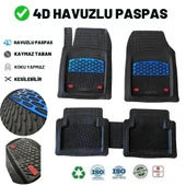 Fiat Linea 2020 4D HAVUZLU ÜNİVERSAL YENİ NESİL PRO PASPAS SİYAH - MAVİ - 1