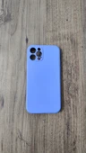 İPHONE 12 PRO KILIF İÇİ KUMAŞ KAPLAMALI TATLI MOR - 1