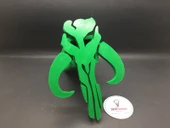 Hsyn Mandalorian Mythosaur Kafatası 2" Römork Hitch Alıcı Fiş Kapağı T4513344 Akdenizpos Yeni thumbnail 2