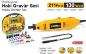 SGS 5260 Hobi Gravür Seti 130 Watt 211 Parça - 1
