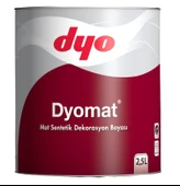 Dyomat Mat Dekorasyon Boyası 0,75 Litre Beyaz - 1