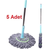 Mikrofiber Sihirli Döner Paspas 5 Adet - 1