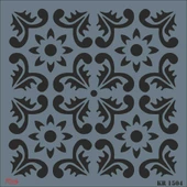 Rich KR 1504 Fayans Stencil 30X30 cm - 1