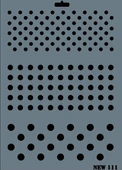 Rich New Seri N-111 Stencil 35x25 cm - 1