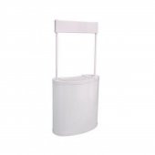 Oval Tanıtım Standı Tattırım Standı Teşhir Standı Fasulye Stand - 1