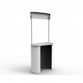 Oval Tanıtım Standı Tattırım Standı Teşhir Standı Fasulye Stand - 3