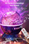 Dinazor Yumurtası Gece Lambası Kumandalı Hoparlör Galaxy Projektör Projeksiyon Çocuk Oda Lambası - 6