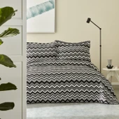 Karaca Home Wave Yatak Örtüsü Çift Kişilik Black - 5