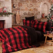 Karaca Home Mountain Kırmızı-Siyah Tek Kişilik Cozy Comfort - 1