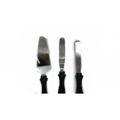 3'lü Eğik Pasta Spatula Seti - 1