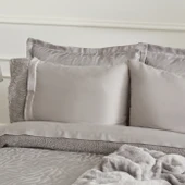 Karaca Home Nehir 14 Parça Çeyiz Seti Aile Banyo Seti Hediyeli Silver - 4