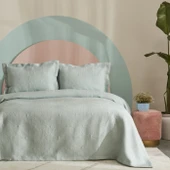 Karaca Home Sunrise Çift Kişilik Yatak Örtüsü Mint - 1
