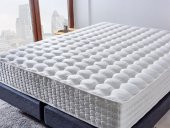 Niron London Yatak 90x190 cm Tek Kişilik Paket Yaylı Alev Geciktiricili Kral Dairesi Yatağı - 7