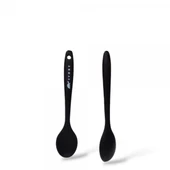 İvory silikon tatlı yemek kaşığı SİYAH (20cm) - 1