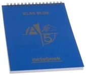 KLAS BLOKNOT A5 CIZGILI SPIRALLI PP 72 YAPRAK - 1