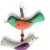 Bereket Kuşları Yeşil Beyaz Kırmızı thumbnail 2