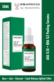 Maru.Derm Aha %10 + Bha %2 Leke Karşıtı & Cilt Tonu Eşitleyici Peeling Maske Cilt Bakım Serumu 30 Ml - 1