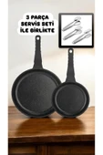 Famos XL Tava Set 3'Lü Servis Seti 5 Parça Ramazan Seti- (28 ve 20 Döküm Tava) - 1