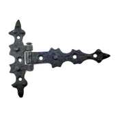 Antika Tarz Dekoratif Pirinç Yıldız Kuyruklu Menteşe - 85x110 mm, Oksit - 1